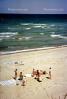 Ocean Waves, Beach, Sand, Cape Cod Massachusetts, August 1962, 1960s, RVLV01P03_07