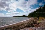Beach, Pebbles, forest, Penobscot Bay, RVLV01P05_01.2653