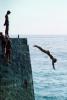 Girl Diving into the Black Sea, Sochi Russia,1980s, RVLV01P07_01B