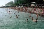 Crowded Beach, People, Crowds, Water, Sochi, 1980s, RVLV01P07_02.2653