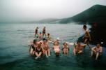 bathing, cold, Black Sand, Beach, Hot Springs, volcanic, Deception Island, Antarctica, RVLV02P03_13