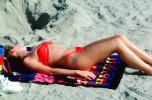 Bikini Lady on a Towel at the Beach, San Castle, RVLV02P04_13