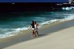 Couple on Beach, Pacific Ocean, sand, water