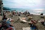 Lounge Chairs, Beach, Crowds, Sand, Sun Worshippers, Pacific Ocean, Puerto Vallarta, RVLV02P10_07.2654
