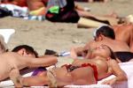 Sun Worshippers, Sand, Beach, Ocean, Barcelona, Spain, RVLV03P03_10B