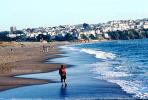 beach, sand water, Pacific Ocean, Seacliff, houses, homes, Baker Beach, Sea Cliff, RVLV03P08_06