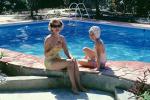 Sitting by the Pool, drink in hand, 1960s, RVLV03P12_18B