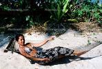 Lady on a Hammock, El Nido, Palawan, Philippines, RVLV03P13_16
