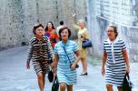 women, ladies, female, stripes, dress, dresses, Yugoslavia, RVLV04P01_08
