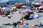 Crowded Beach, Umbrellas, Parasol, Sand, Shoreline, Del Mar, RVLV05P01_11