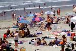 Del Mar, Crowded Beach, Umbrellas, Parasol, Sand, Shoreline, RVLV05P02_03
