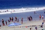Crowded Beach, Waves, Pacific Ocean, summer, Sand, Shoreline, Del Mar, RVLV05P02_09