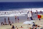 Del Mar, Crowded Beach, Umbrellas, Parasol, Sand, Shoreline, RVLV05P02_18
