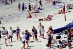 Sun Worshippers, Crowded Beach, summer, Sand, Umbrellas, Parasol, Del Mar, RVLV05P03_09