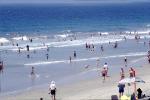 Del Mar, Crowded Beach, Waves, Pacific Ocean, summer, Sand, Shoreline, RVLV05P03_12