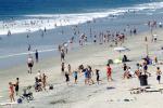 Crowded Beach, Umbrellas, Parasol, Sand, Shoreline, Waves, Pacific Ocean, Del Mar, RVLV05P03_17