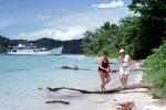Strolling, Little Island Walkabout, Solomon Islands, RVLV05P03_19