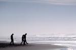 Walking on the Beach, Waves, Sand Pacific Ocean, Ocean Beach, People Strolling on the Beach, New Years Day, Ocean-Beach