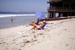 Sun Worshipper, Water, Sand, Shoreline, San Clemente, California
