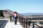 Woman at an overlook, Lava Beds National Monument, RVLV05P09_10