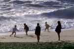 Beach, Sand, waves, water, children playing, beachwear, RVLV05P11_03B