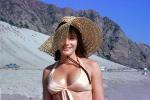 Sun, Hat, Bikini, Beach, Sand, Ventura County, PCH, RVLV05P12_16