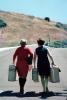 Ladies with Luggage, walking, RVLV05P13_09