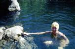 Swimcap, Woman, Lake, Freshwater, Bathingcap, Summer, Summertime, 1960s, RVLV06P03_04