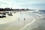 beach, sand, Carillon Beach, Panama City, cars, water, Atlantic Ocean, 1950s, RVLV06P06_19