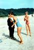 Beach, Sand, Ocean, Girls, Boy, Suntan, 1960s