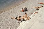 Beach, Sand, Women Sunning, bikini, sun worshiper, 1970s, RVLV07P02_02