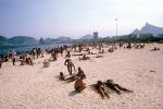 Copacabana Beach, sand, sun worshippers, 1960s, RVLV07P03_09