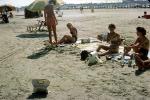 Beach, Sand, Towels, Summer, Summertime, Women, Men, 1963, 1960s, RVLV07P06_16