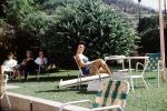 Woman, tanning, chair, resting, glasses, 1960s, RVLV07P07_14