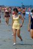 Crowds, Girl, Beach, Sand, Ocean, Buckroe Beach, Hampton, Virginia, 1960s, RVLV07P10_02C