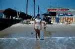 Beach, Sand, Ocean, Buckroe Beach, Hampton, Virginia, 1960s, RVLV07P10_12
