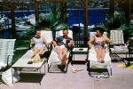 Lounge Chairs, Lounging, Man, Woman, Sunny, 1960, 1960s, RVLV07P10_19