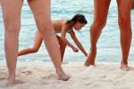 Legs, Beach, Sand, Women, Girl, 1960s, RVLV08P06_17C