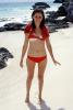 Happy Bikini Girl, Beach, Sand, 1960s, RVLV08P07_09