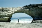 arch, beach, ocean, sand, rock, retro, shoreline, coast, coastal, ocean, RVLV08P09_08