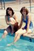 Poolside, Pool, Girls, Friends, 1960s, RVLV08P12_09B
