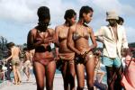 Girls, women, bikini, dock, 1973, 1970s