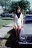 Swimsuit Lady, 1960s, Car, Automobile, Vehicle, RVLV09P08_04