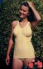 Swimsuit Lady, Smiles, Woman, Nostalgia, 1940s, RVLV09P08_18B
