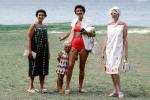 Woman, Smiles, Beach, 1962, 1960s