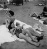 Beach, Towels, Women, Tanning, 1940s, RVLV09P13_10