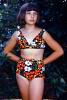 Girl, Flowery Mod Swimsuit, 1968, 1960s, RVLV09P13_14B