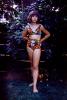 Girl, Smiles, Flowery Mod Swimsuit, 1968, 1960s, RVLV09P13_15