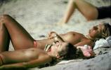 Women Sunning on the Beach, topless, 1970s, RVLV09P14_11