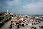 Boardwalk, Beach, Sand, Atlantic, Ocean City Maryland, 1950s